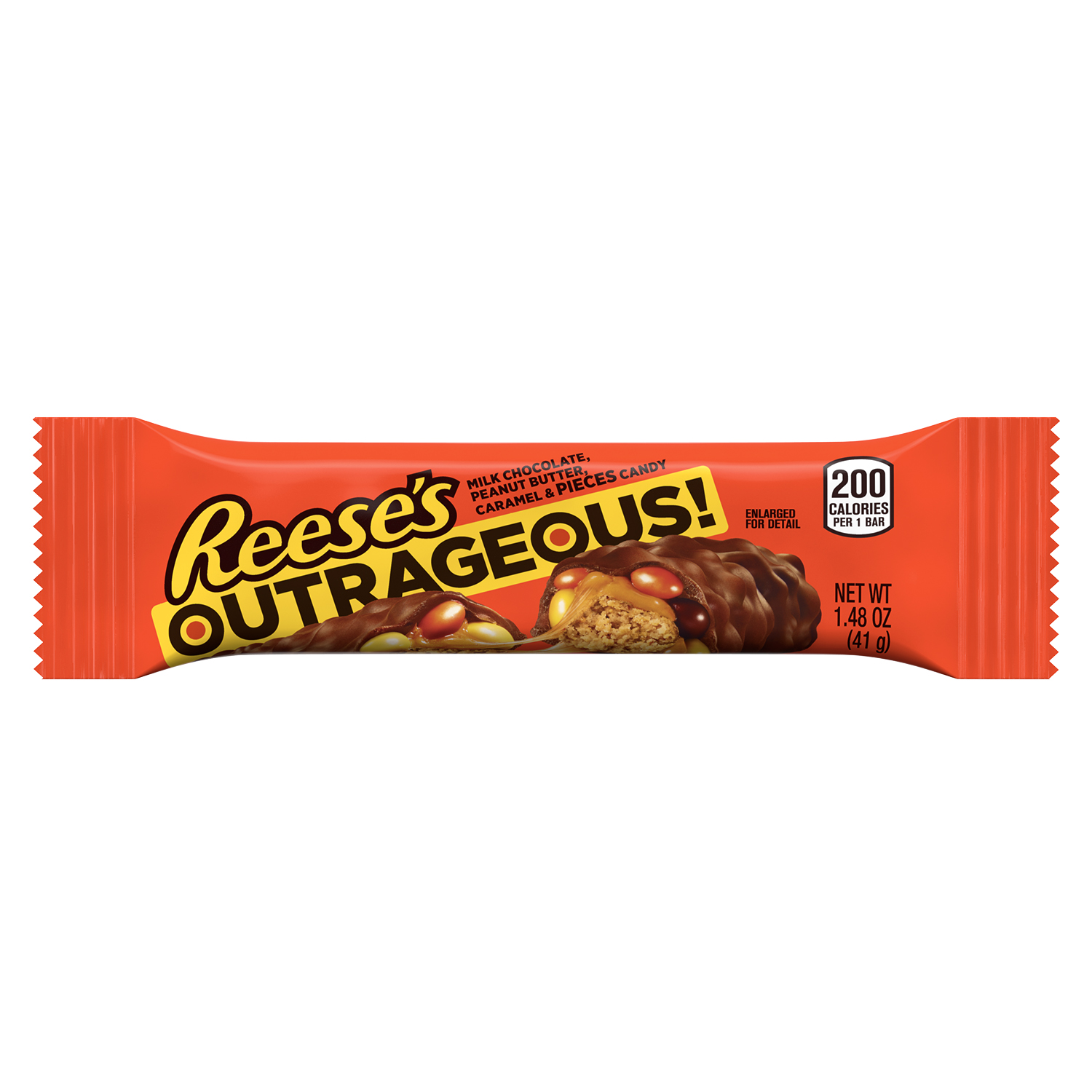 Reeses Outrageous Milk Chocolate Peanut Butter Candy Bar - I Luv Lollies